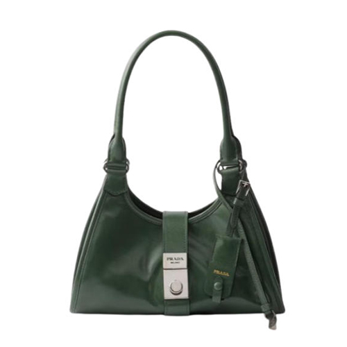 [스페셜오더]PRADA-1BG580 프라다 그린 스몰 가죽 토트 백