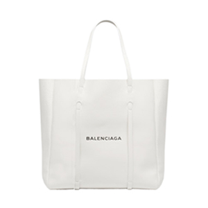 [스페셜오더]BALENCIAGA-475201 발렌시아가 송아지 가죽 화이트 에브리데이 토트 M