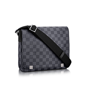 LOUIS VUITTON-N41030 루이비통 다미에 그라파이트 디스트릭트 메신저백 GM