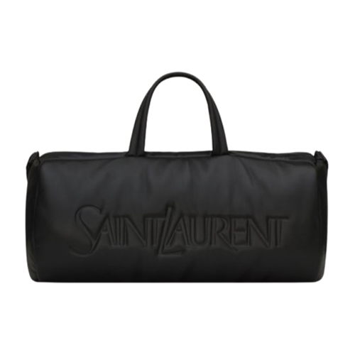 [스페셜오더]SAINT LAURENT-797640 생 로랑 블랙 램스킨 생 로랑 더플 백