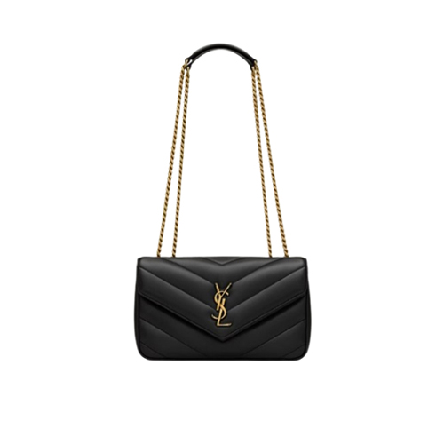 [스페셜오더]SAINT LAURENT-801437 생 로랑 블랙 마틀라세 램스킨 loulou 스몰백