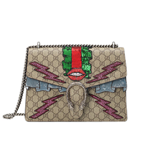 [스페셜오더]GUCCI-400235 8700 구찌 Dionysus GG 수프림 캔버스 세퀀 자수 숄더백