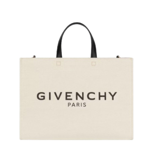 [스페셜오더]GIVENCHY-BB50N2B 지방시 화이트 G 토트 캔버스 미디엄 토트백