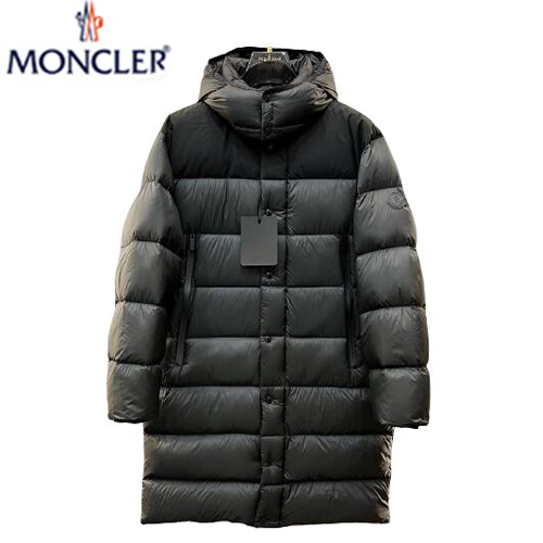 MONCLER-12035 몽클레어 블랙 나일론 롱 패딩 남성용