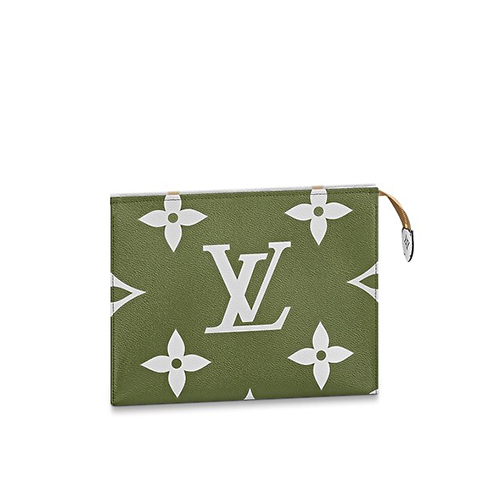 [스페셜오더]LOUIS VUITTON-M67691 루이비통 카키 크림 모노그램 토일렛 파우치 XL