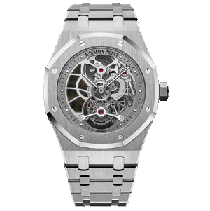 [스페셜오더]Audemars Piguet-오데마 피게 로얄 오크 뚜르비옹  엑스트라-틴 오픈워크 스틸 워치 41mm