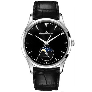 [스페셜오더]JAEGER LECOULTRE-예거 르쿨트르 마스터 울트라 씬 문 스틸 블랙다이얼 워치39mm 